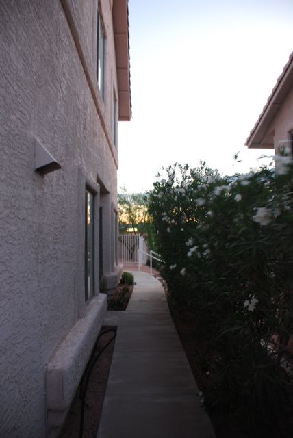 outside the condo